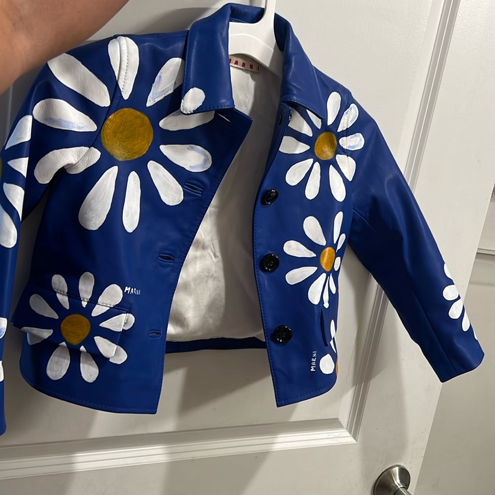 Marni leather jacket